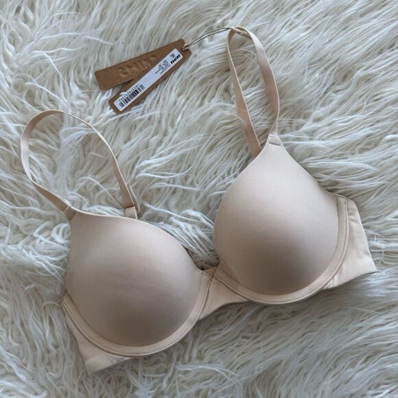 Skims Fits Everybody T-Shirt Bra Sand Size 30B - Picture 2 of 6